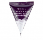 Mizon Collagen Milky Peeling Scrub Пилинг скраб с коллагеном и молочными протеинами, 1шт х 7г - Магазин японской и корейской косметики, бытовой химии - Мандарин