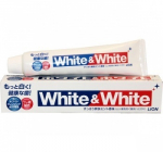 LION White and White Зубная паста с двойным отбеливающим эффектом, 150 г - Магазин японской и корейской косметики, бытовой химии - Мандарин