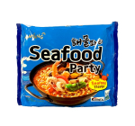 Samyang Seafood Party Лапша со вкусом морепродуктов, 125 г - Магазин японской и корейской косметики, бытовой химии - Мандарин