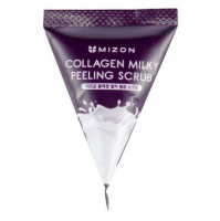 Mizon Collagen Milky Peeling Scrub Пилинг скраб с коллагеном и молочными протеинами, 1шт х 7г - Магазин японской и корейской косметики, бытовой химии - Мандарин