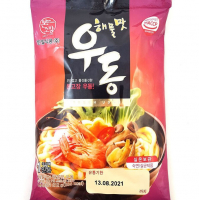 Bon Go Jang Seafood Flavor Fresh Udon Удон со вкусом морепродуктов, 212 г - Магазин японской и корейской косметики, бытовой химии - Мандарин