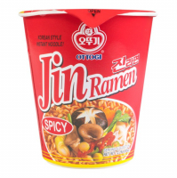 Лапша острая Джин Рамен Ottogi "Jin Ramen Spicy", 65 г. - Магазин японской и корейской косметики, бытовой химии - Мандарин