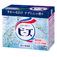 KAO Fragrance New Beads Концентрированный стиральный порошок с ароматом ландыша, 800 г - Магазин японской и корейской косметики, бытовой химии - Мандарин