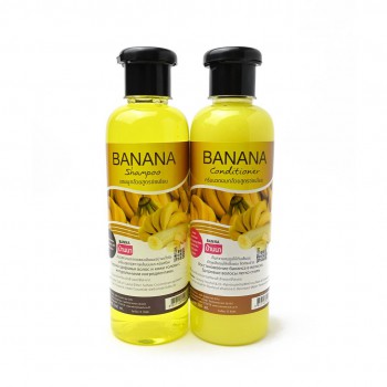 Banna Banana Shampoo and Conditioner Набор шампунь и кондиционер, 360+360 мл - Магазин японской и корейской косметики, бытовой химии - Мандарин