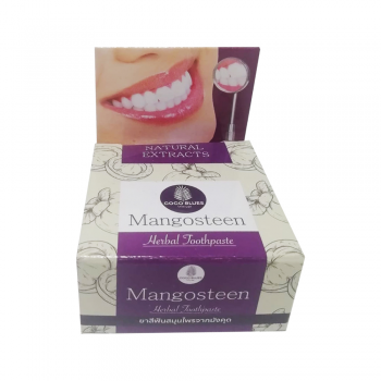 Coco Blues Mangosteen Тайская зубная паста с экстрактом мангостина, 30 г - Магазин японской и корейской косметики, бытовой химии - Мандарин