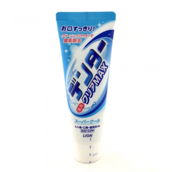LION Dental Clear Max Зубная паста с полирующей пудрой с охлаждающим мятным вкусом, 140 г - Магазин японской и корейской косметики, бытовой химии - Мандарин