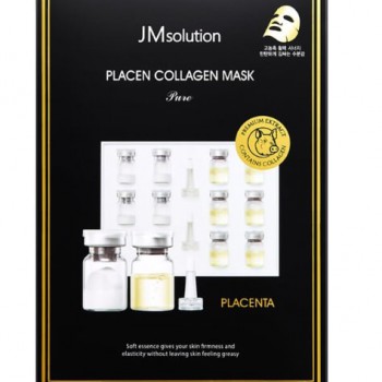 JMSolution Placen Collagen Mask Плацентарная тканевая маска с коллагеном, 30 мл - Магазин японской и корейской косметики, бытовой химии - Мандарин