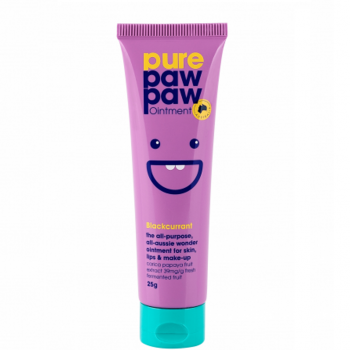 Pure Paw Paw Blackcurrant Lip Ointment Восстанавливающий бальзам для губ с ароматом черной смородины, 25 г - Магазин японской и корейской косметики, бытовой химии - Мандарин